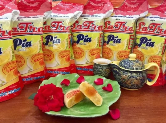Bánh Pía nhân đậu xanh sầu riêng Satraco (400G)