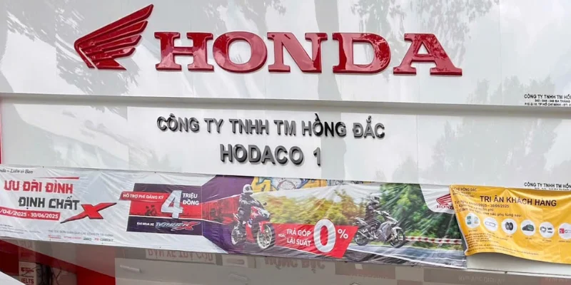 7+ đại lý, cửa hàng xe máy Honda ở Sóc Trăng (HEAD) - Hồng Đắc HADACO
